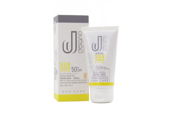 کرم ضد آفتاب +SPF 50 (پوست نرمال / پوست خشک) delano 50ML