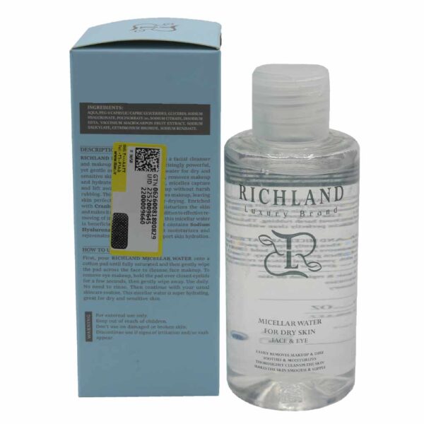 میسلار واتر مناسب پوست خشک ریچلند 150ML Richland