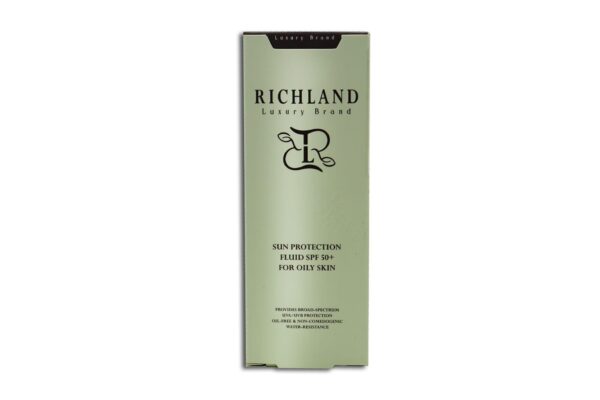 فلوئید ضد آفتاب +SPF 50 مناسب پوست چرب ریچلند RICHLAND 40ML